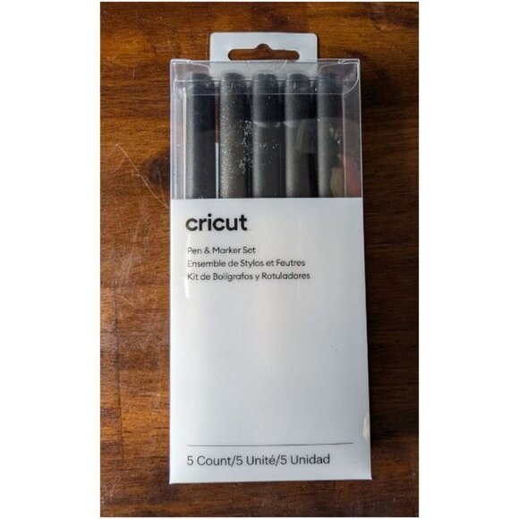 Cricut 5pc Black Calligraphy Variety Pen Set - Picture 5 of 13